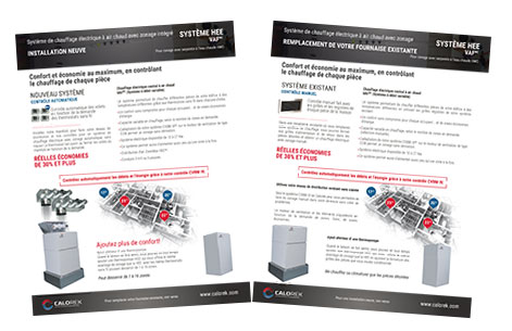 Brochure Calorek pour du chauffage électrique centrale multizone