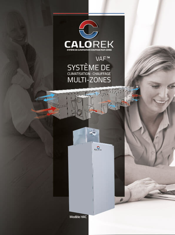 Système d'air climatisé et de chauffage multizone