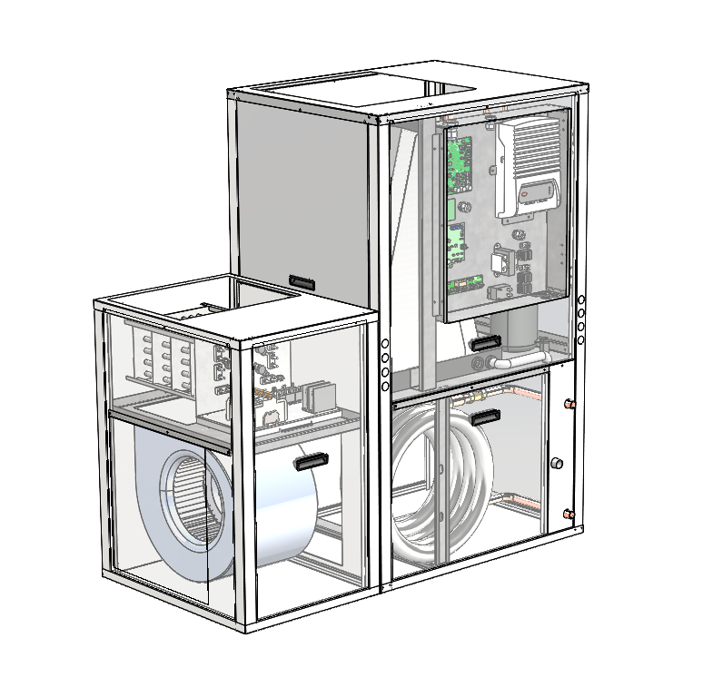 Système de chauffage ou climatisation multizone de Calorek